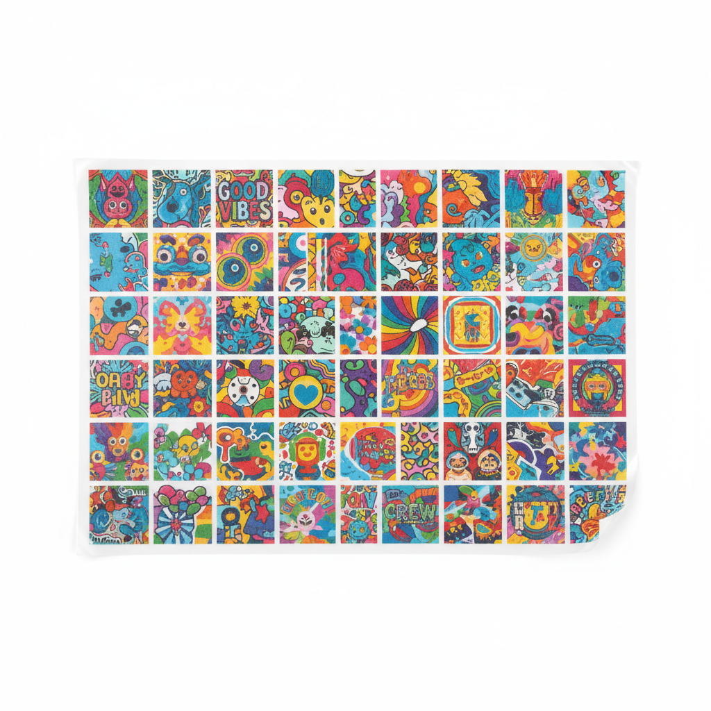 Custom DTF gang sheet 13.5 x 17.5 inches with multiple designs